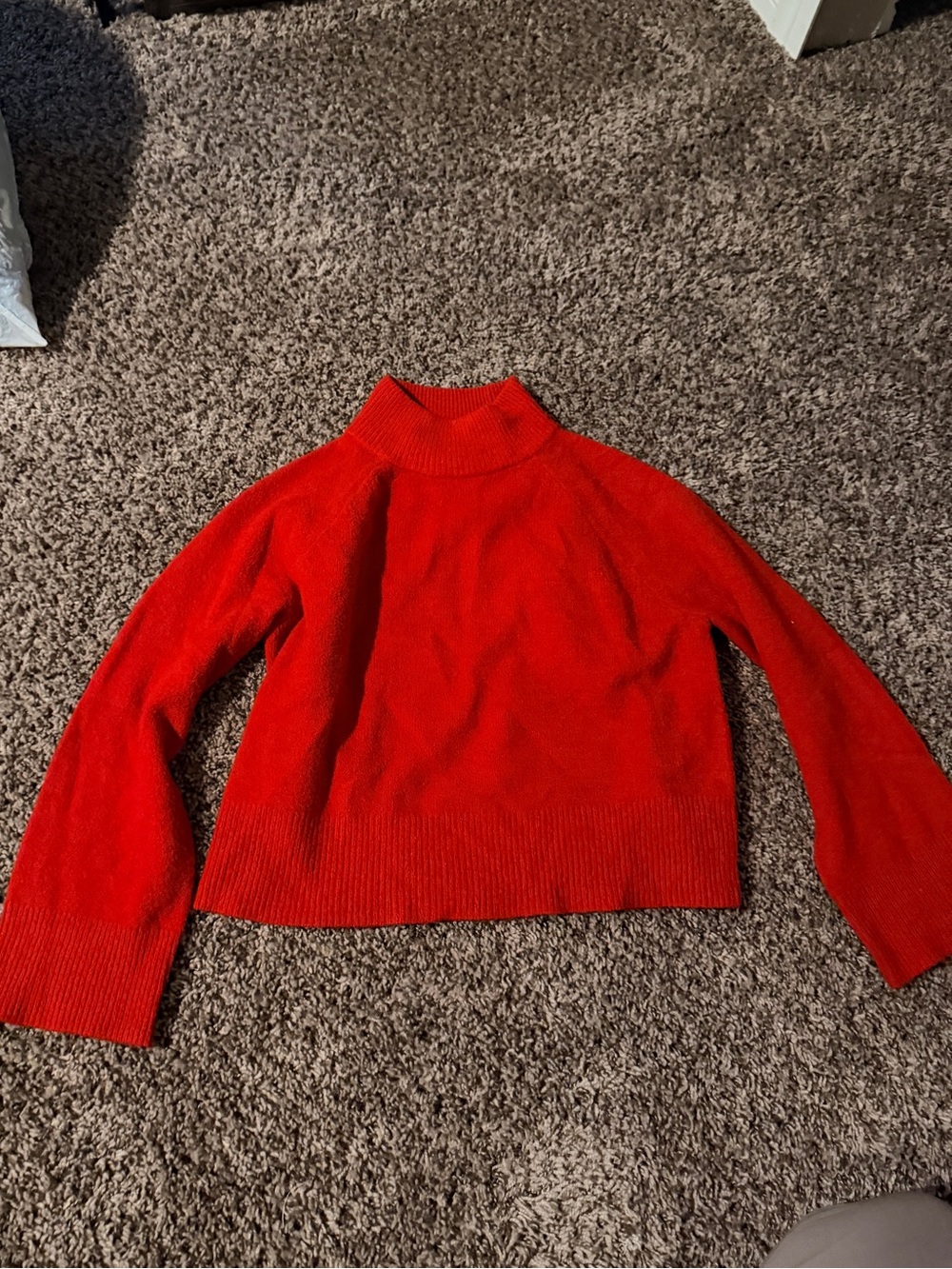 Universal Thread Women's Bright Red Turtleneck Sweater
